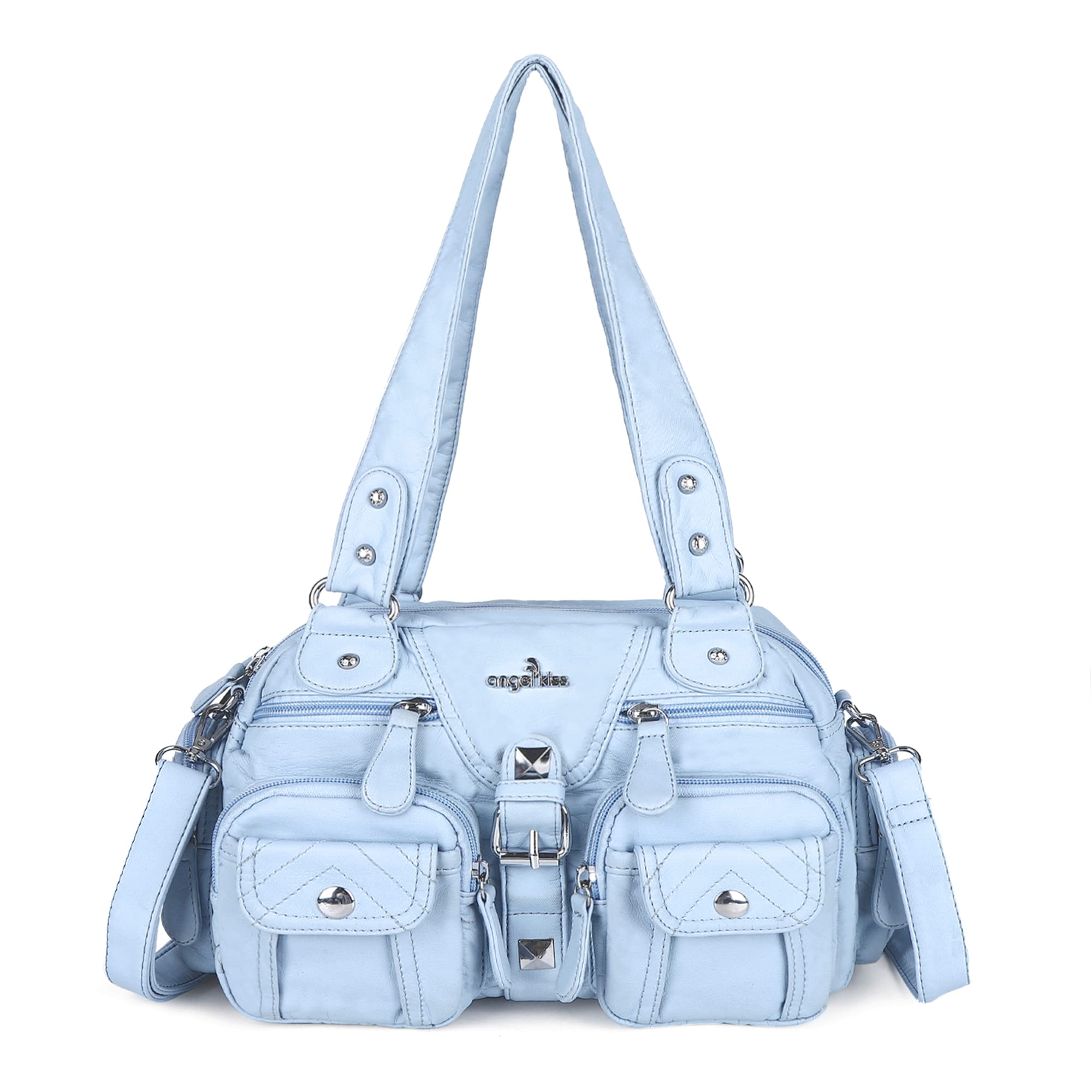 Small Leather Wristlet Clutch Wallet